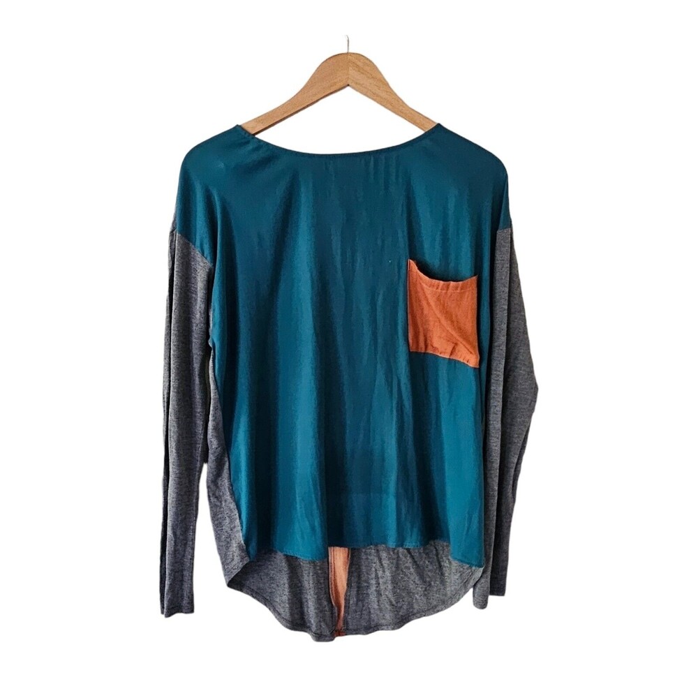 🩵‎ Dolan The Left Coast MEDIUM Long Sleeve Shirt ANTHRO